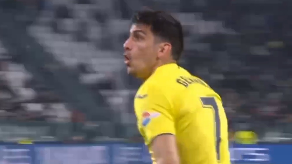 گل اول ویارئال به یوونتوس (مورنو)