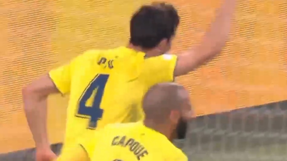 گل دوم ویارئال به یوونتوس (تورس)