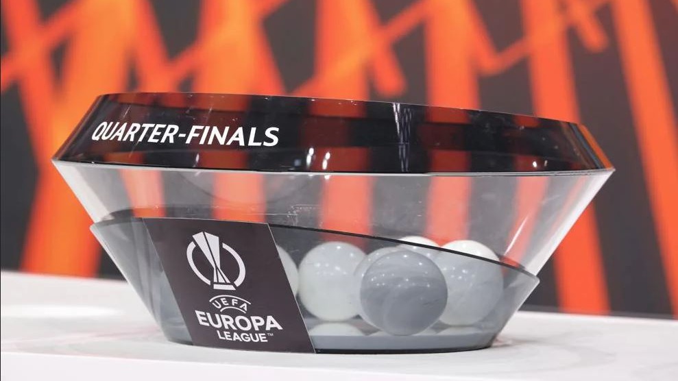 مراسم قرعه کشی مرحله یک چهارم نهایی لیگ اروپا