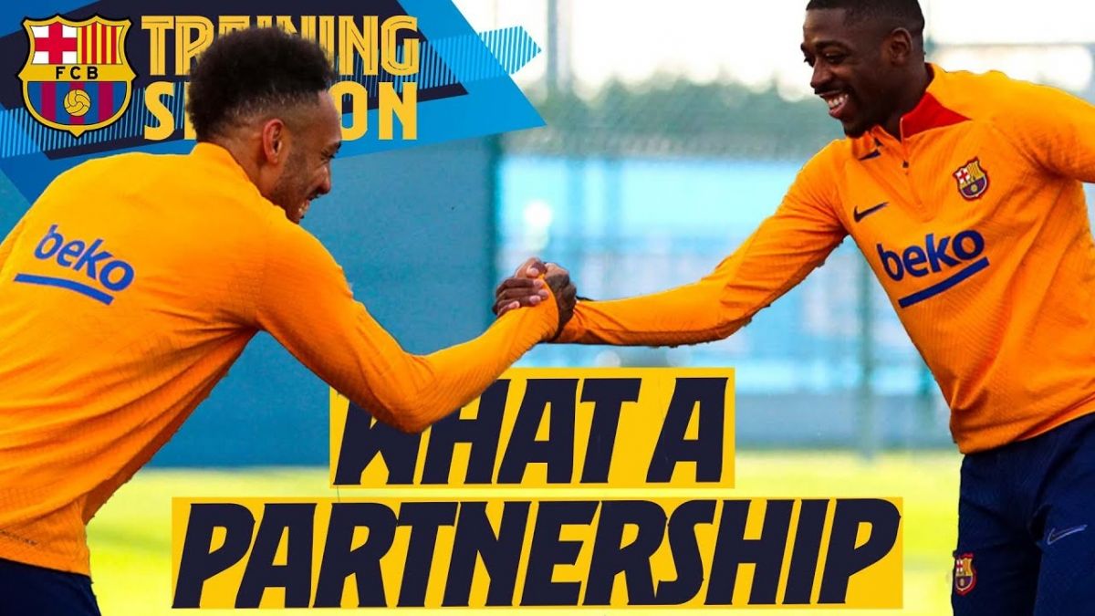 تمرین بارسلونا برای تقابل با سویا