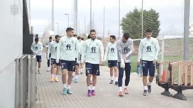 تمرین چهارشنبه عصر اسپانیا برای تقابل با آلبانی