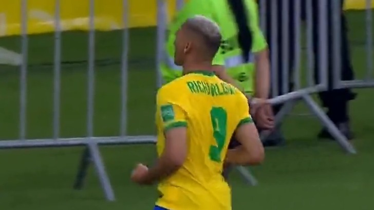 گل چهارم برزیل به شیلی (ریچارلیسون)