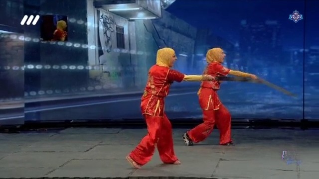 عصر جدید / اجرای جذاب جنگجویان ووشو