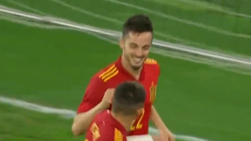 گل چهارم اسپانیا به ایسلند (سارابیا)