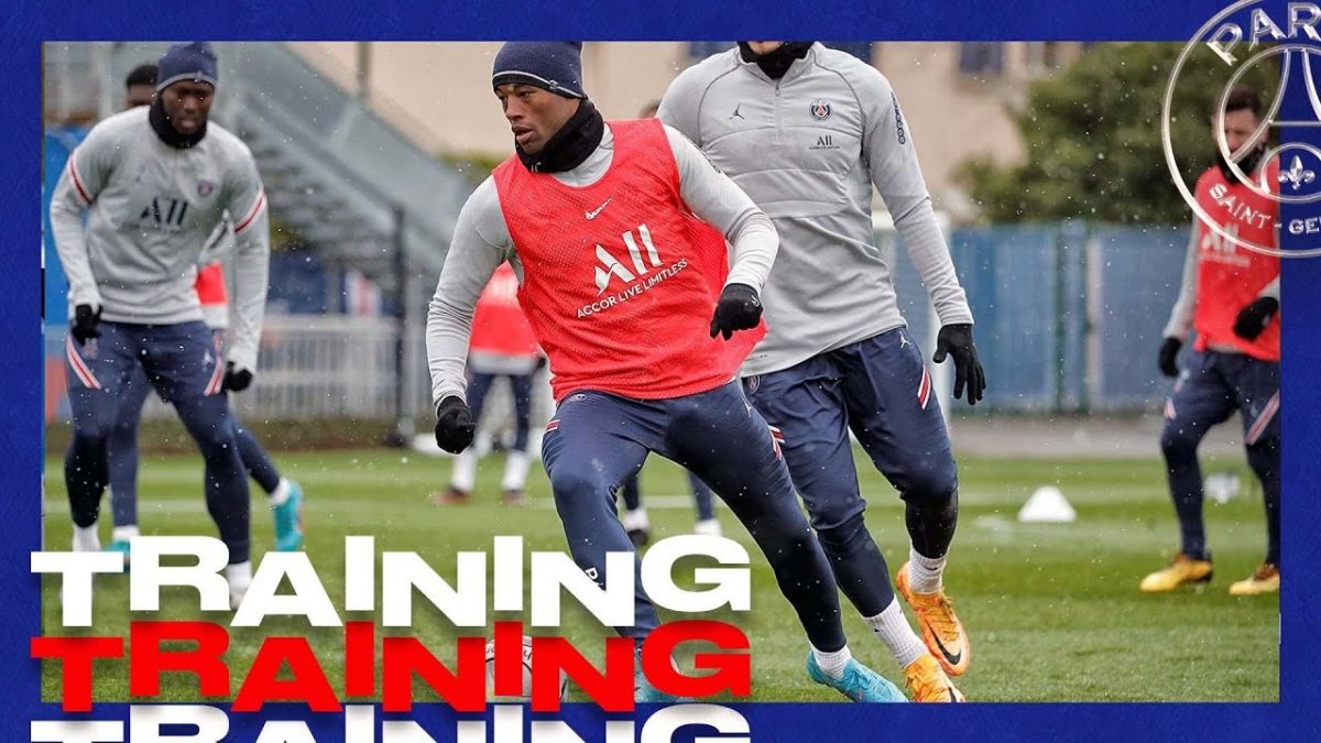 آخرین تمرین پاری سن ژرمن پیش از بازی با لورینت