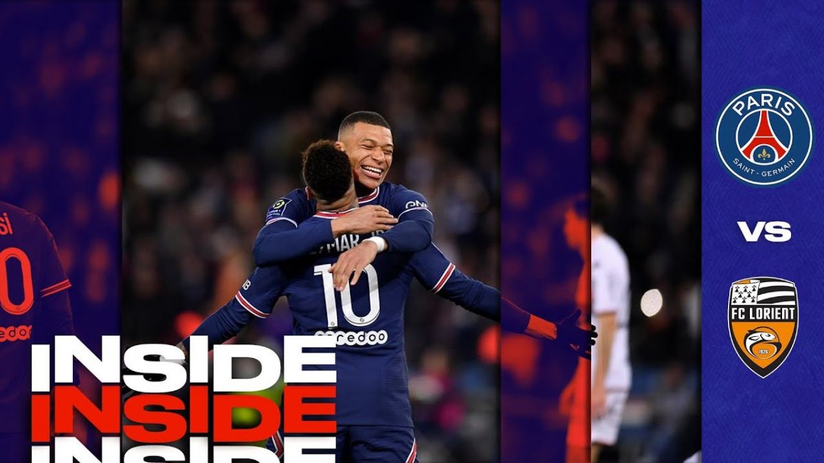 حواشی بازی پاری سن ژرمن 5-1 لوریان از زاویه دوربین باشگاه پی اس جی