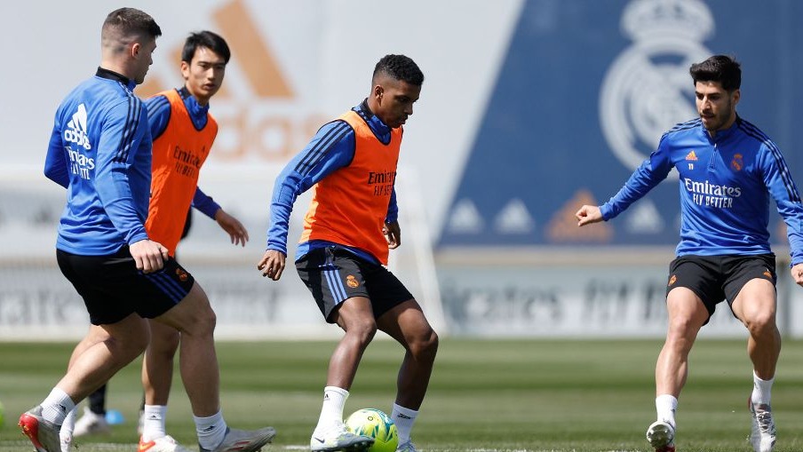 تمرین رئال مادرید برای تقابل با ختافه