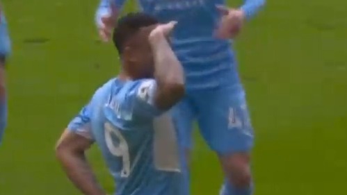 گل دوم منچسترسیتی به لیورپول (ژسوس)