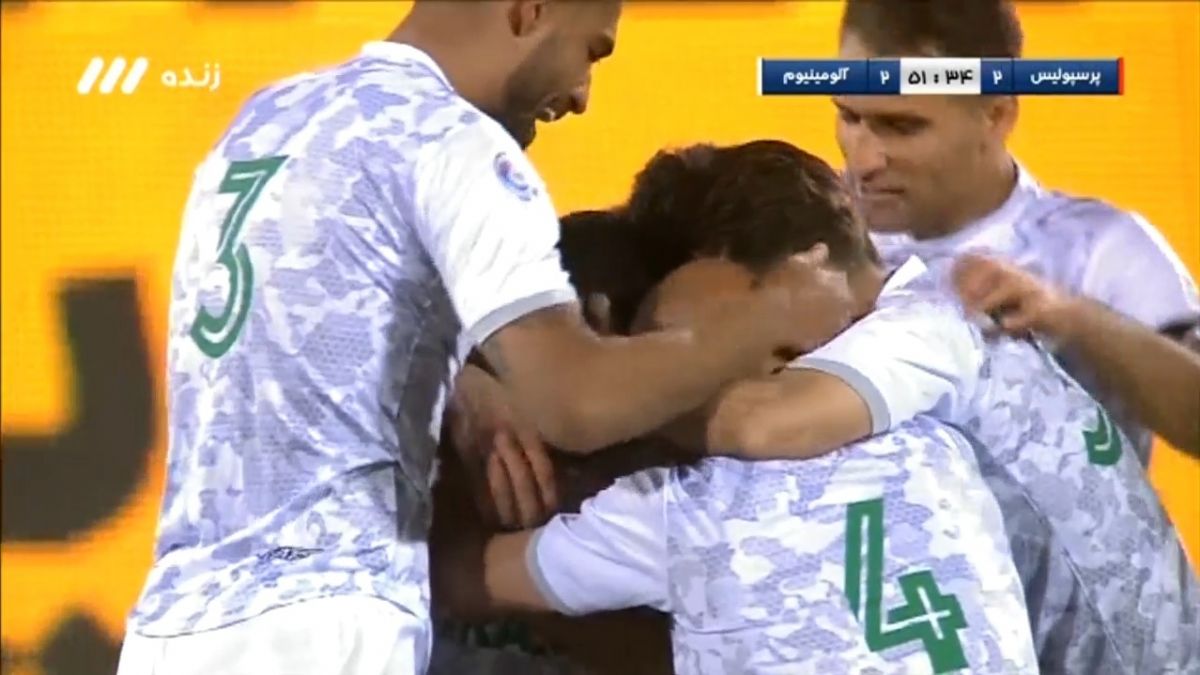 گل دوم آلومینیوم اراک به پرسپولیس (سوپرگل علینژاد)