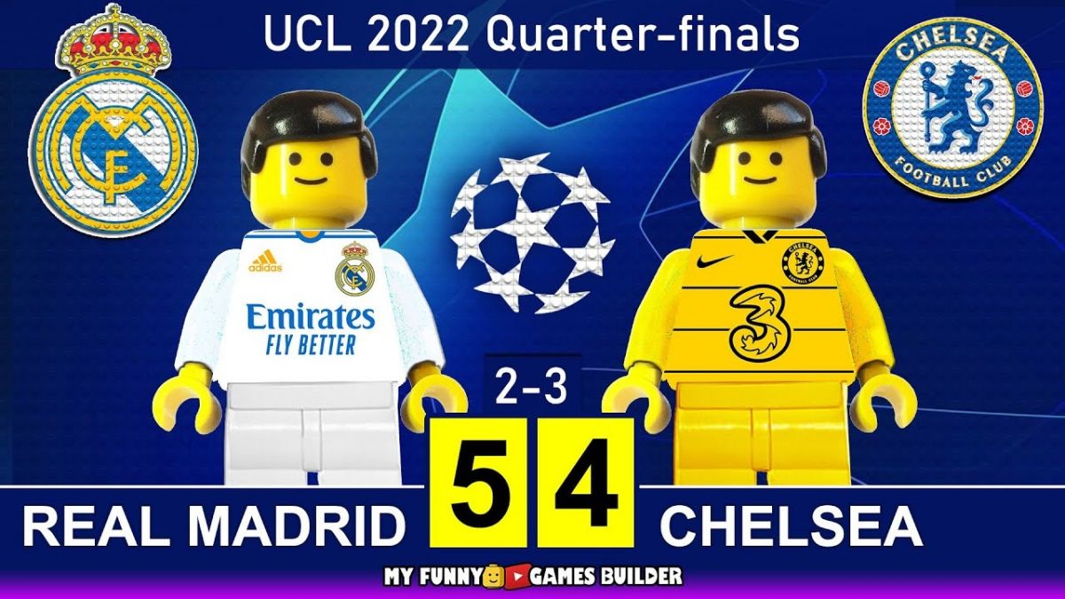 شبیه سازی بازی رئال مادرید 2-3 چلسی با عروسک لگو