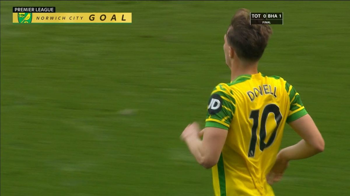 گل اول نوریچ به منچستریونایتد (کیرین دوول)