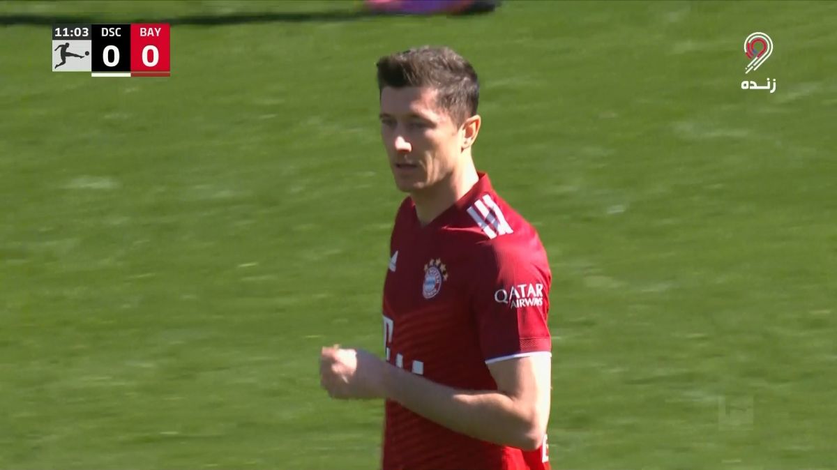 گل اول بایرن مونیخ به آرمنیا بیلفلد (گل به خودی لارسن)