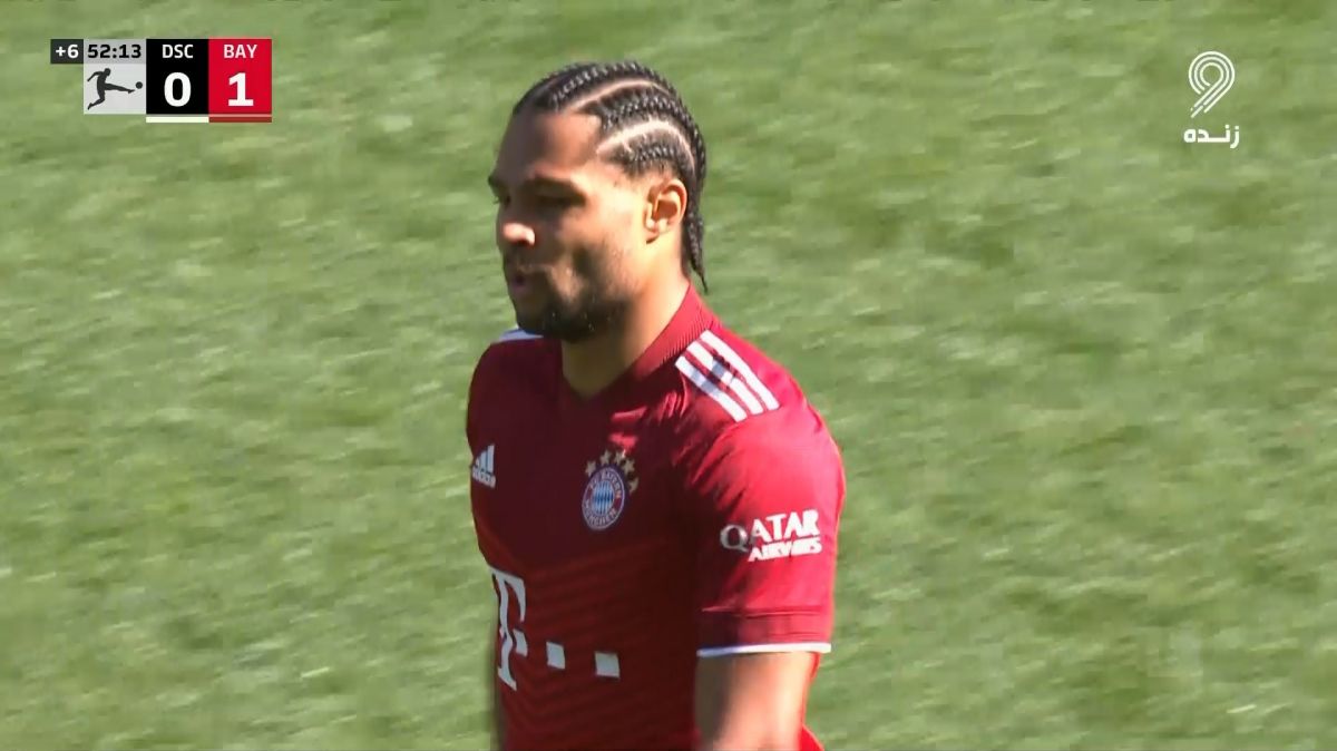 گل دوم بایرن مونیخ به آرمنیا بیلفلد (سرژ گنبری)