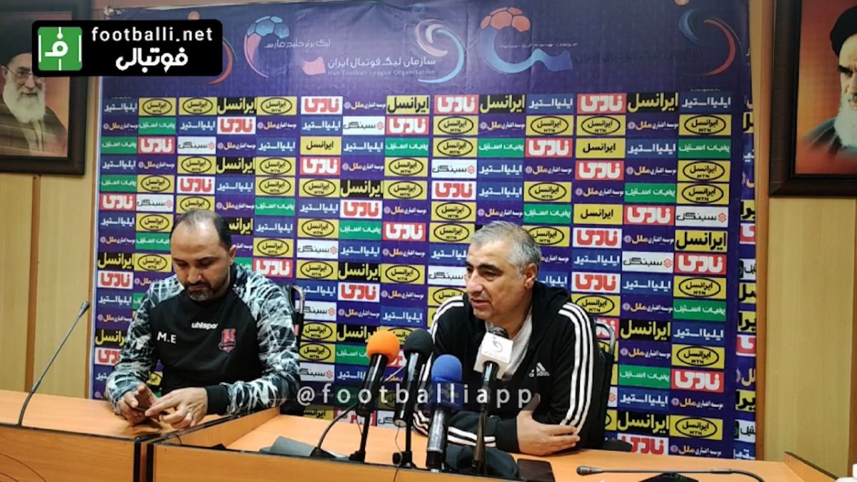 اختصاصی/ کنفرانس خبری پیش از بازی نساجی - مس کرمان