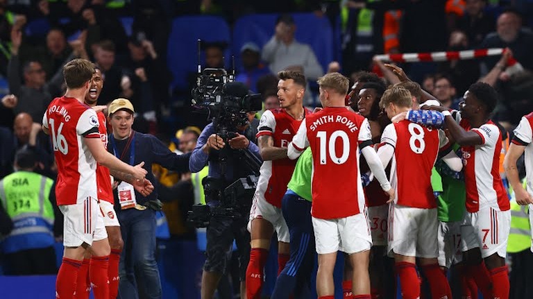 گل سوم آرسنال به چلسی (دبل انکتیا)