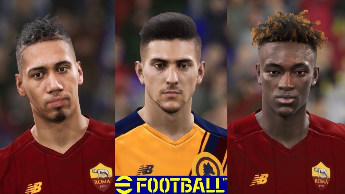 چهره بازیکنان رم در آپدیت بازی eFootball 2022
