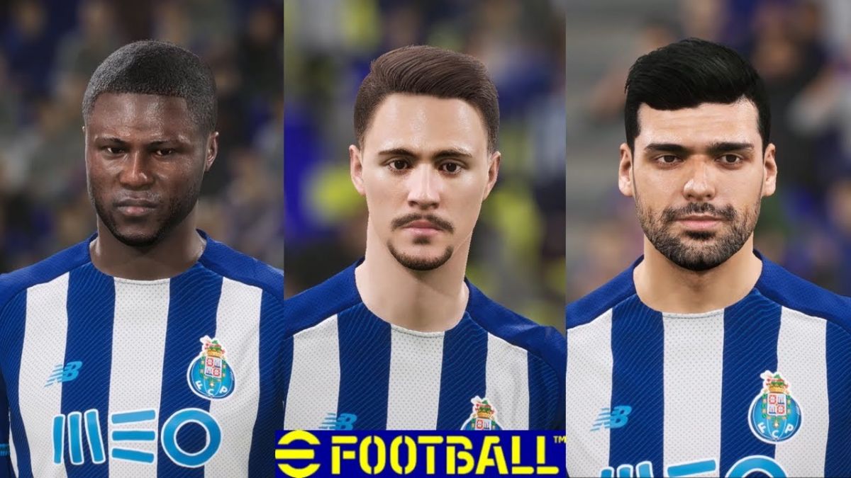 چهره بازیکنان پورتو در آپدیت بازی eFootball 2022