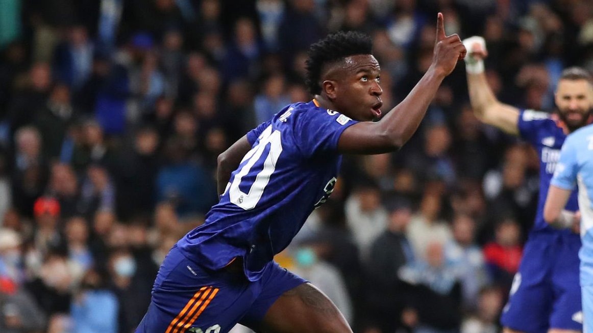 گل دوم رئال مادرید به منچسترسیتی (وینسیوس جونیور)