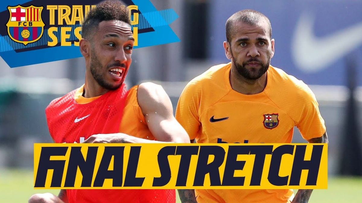 تمرین بارسلونا برای تقابل با مایورکا