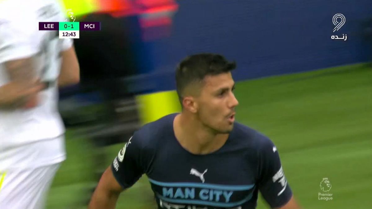 گل اول منچسترسیتی به لیدزیونایتد(رودریگو)