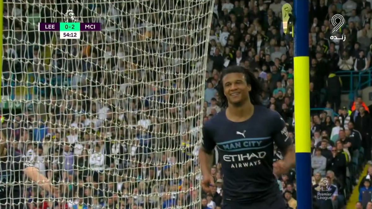 گل دوم منچسترسیتی به لیدزیونایتد(ناتان آکه)