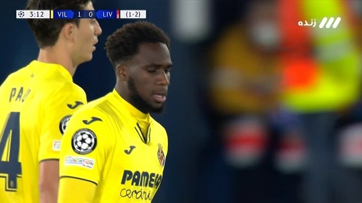 گل اول ویارئال به لیورپول (بولای دیا)