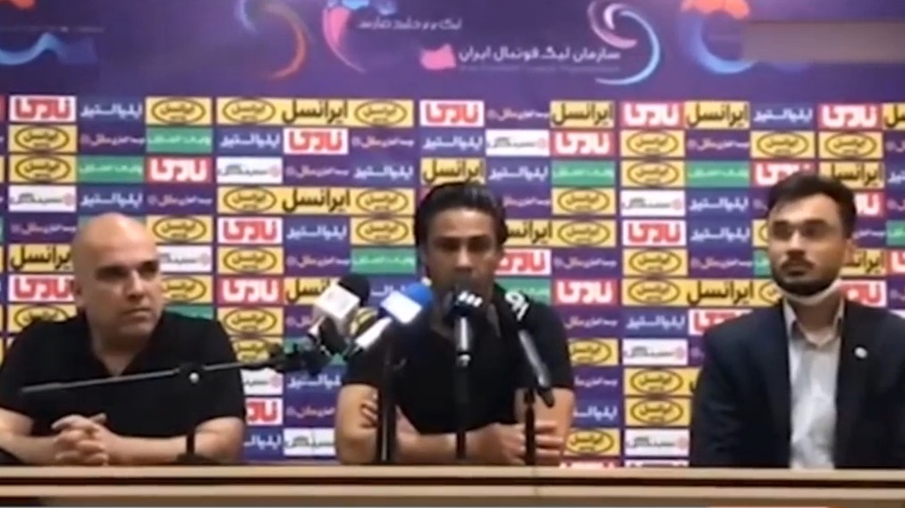 کنفرانس خبری نویدکیا و مجیدی پس از تساوی سپاهان و استقلال