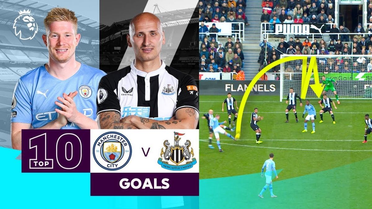 10 گل برتر تقابل های منچسترسیتی و نیوکاسل
