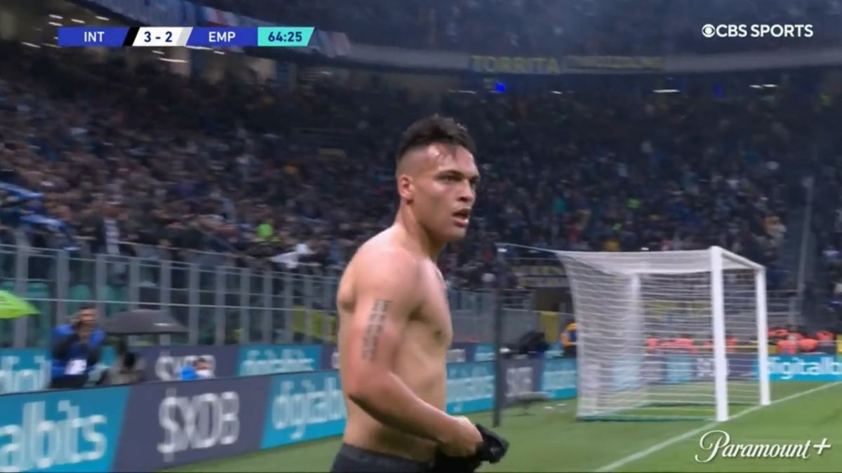 گل سوم اینتر به امپولی (دبل لائوتارو مارتینز)