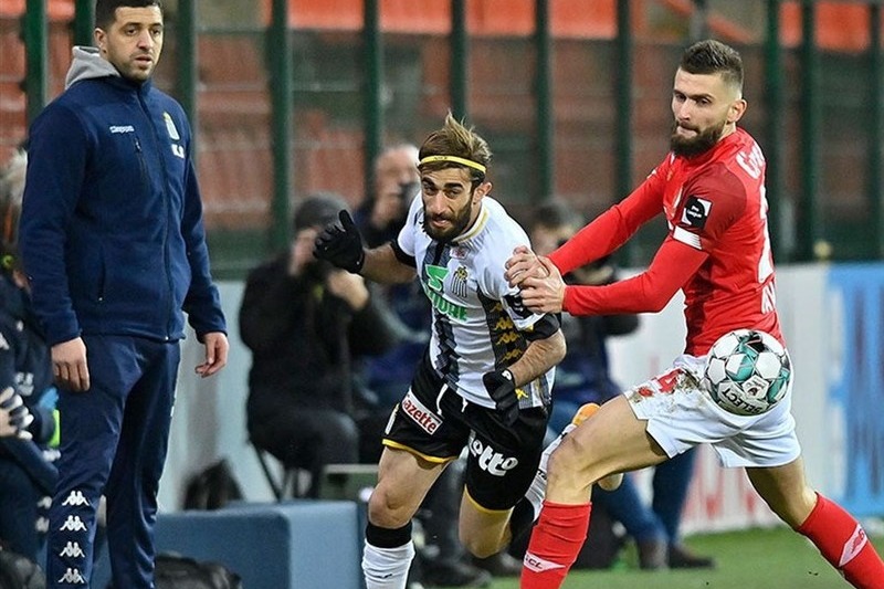 تساوی شارلوا با حضور قلیزاده