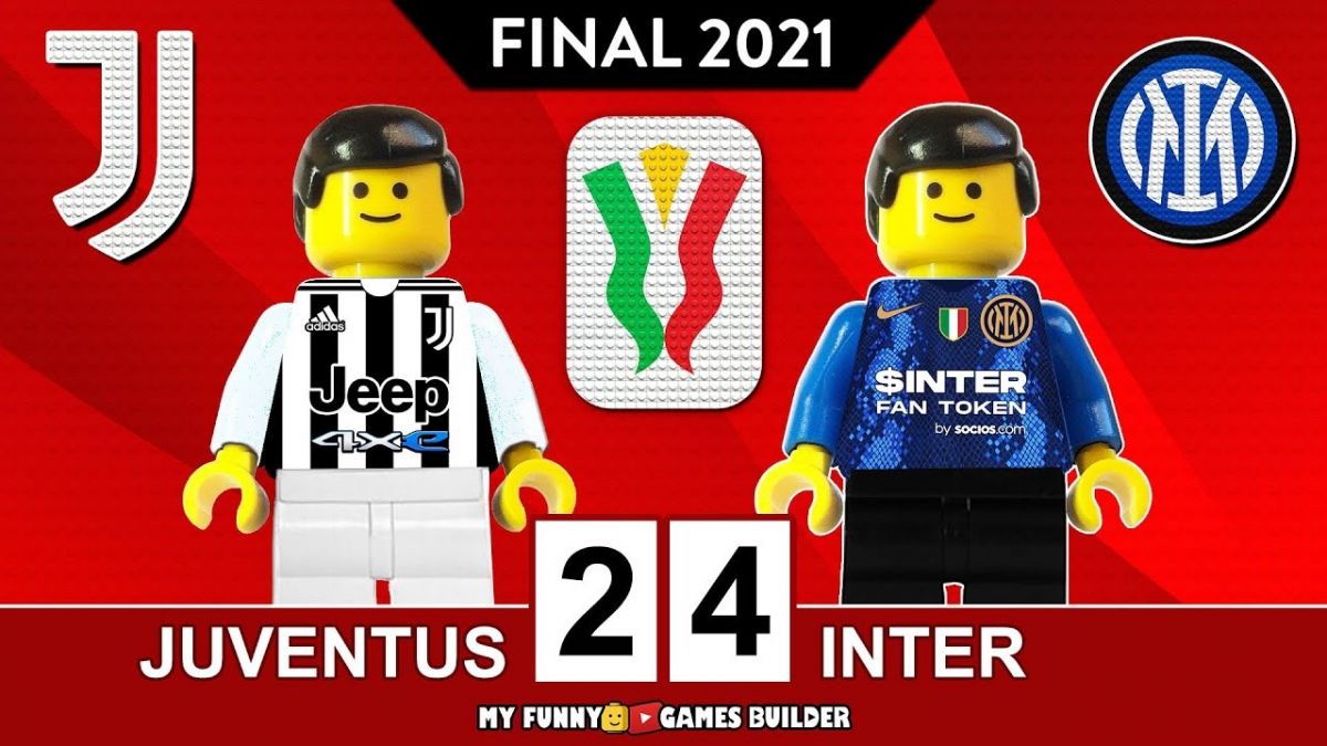 شبیه سازی بازی یوونتوس 2-4 اینتر با عروسک لگو