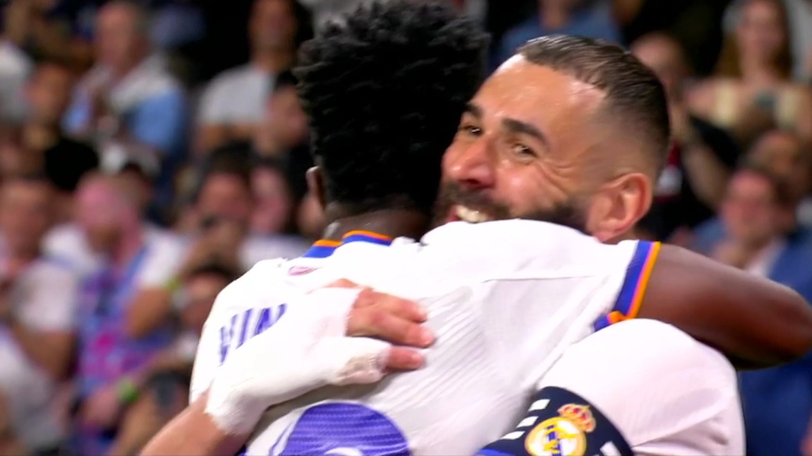 گل پنجم رئال مادرید به لوانته (دبل وینیسیوس جونیور)