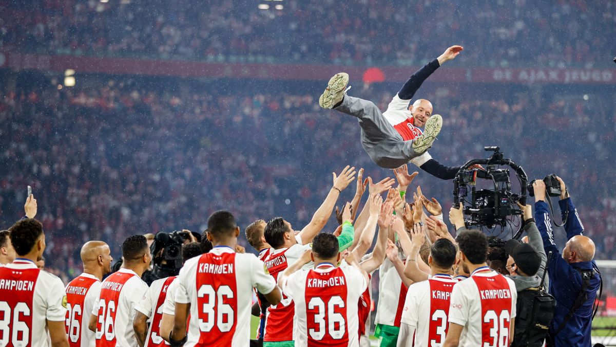 شب خداحافظی اریک تن هاگ با طعم قهرمانی آژاکس