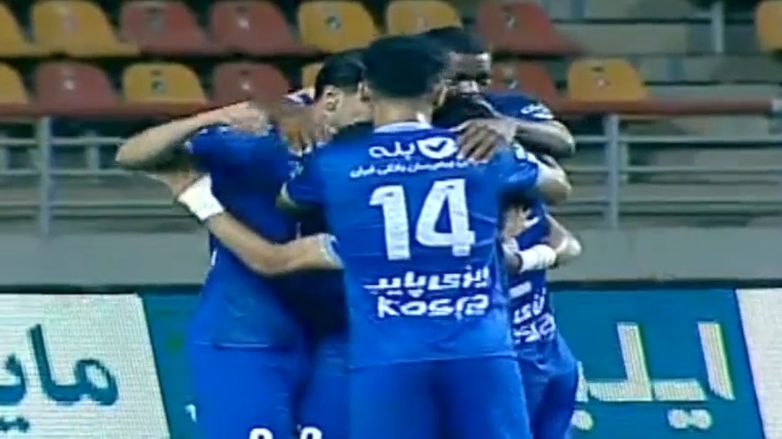 گل دوم استقلال به فولاد (حردانی)