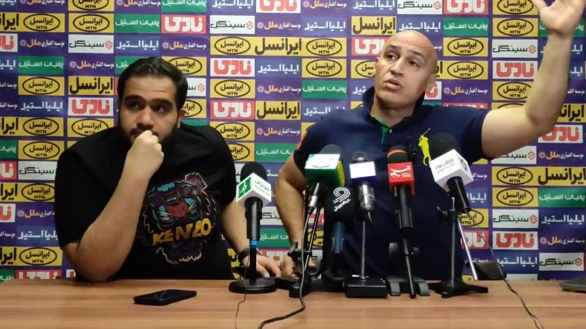 اختصاصی/ کنفرانس مطبوعاتی بازی آلومینیوم اراک 2-1 صنعت نفت آبادان