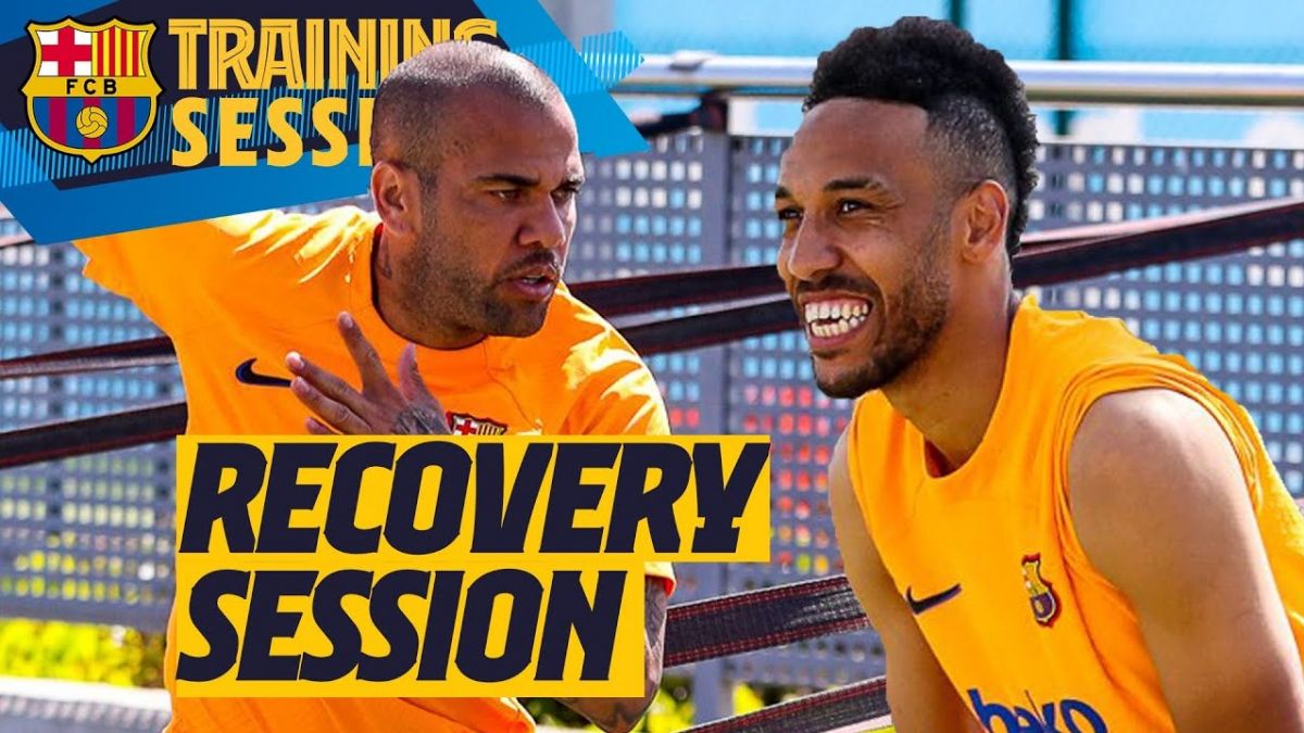 تمرین بارسلونا برای تقابل با ویارئال در آخرین بازی فصل