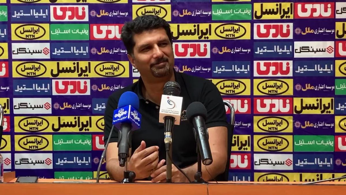 اختصاصی/ کنفرانس خبری مجتبی حسینی پیش از بازی پیکان - فولاد