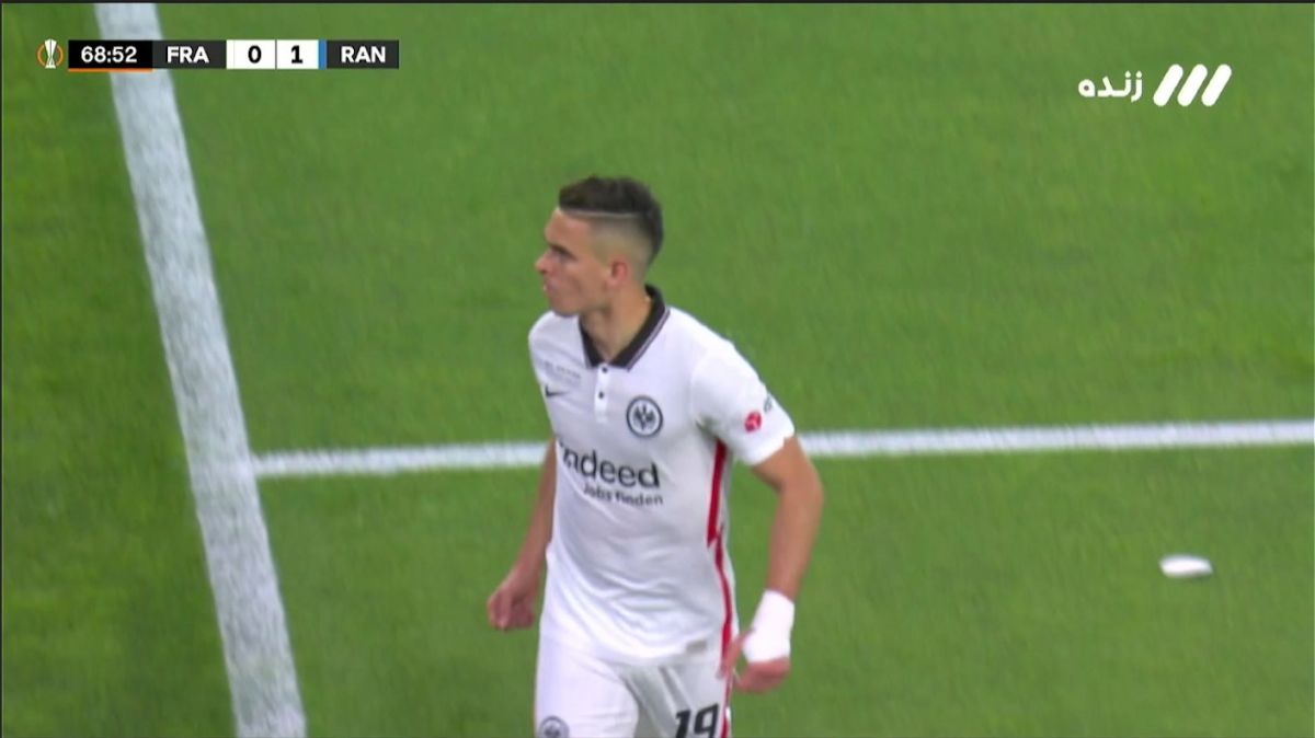 گل اول اینتراخت فرانکفورت به رنجرز (رافائل بوره)