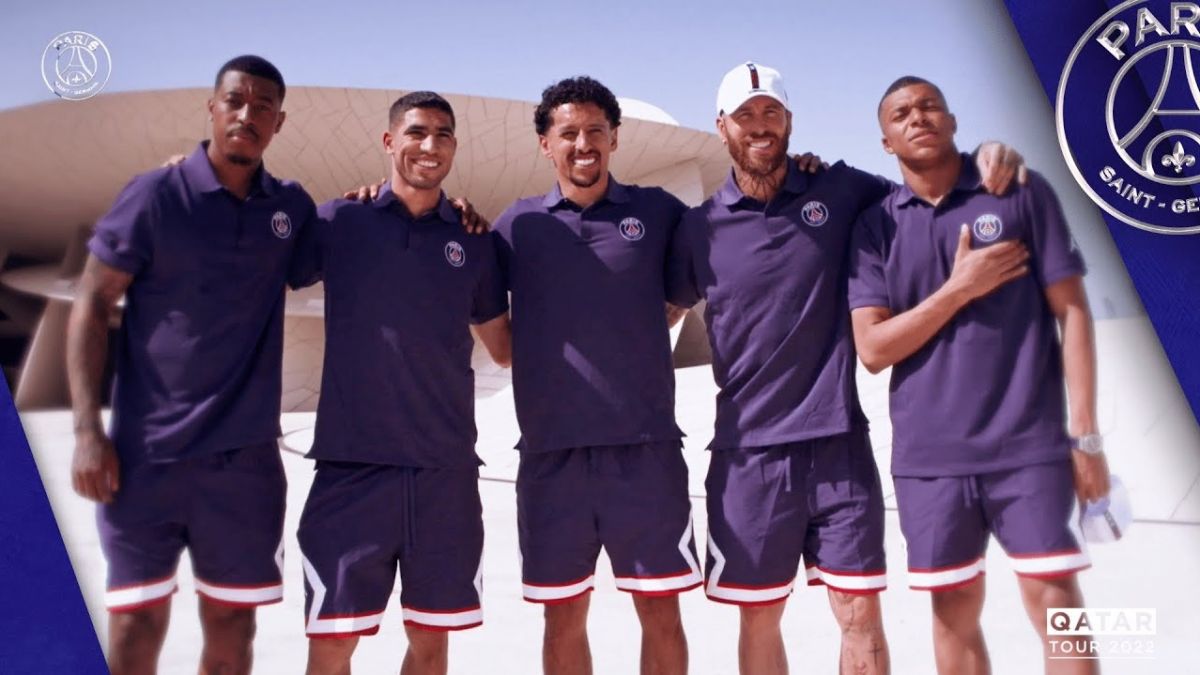 حواشی اردوی پاری سن ژرمن در قطر