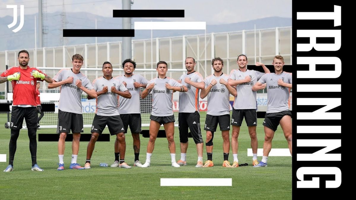 تمرین یوونتوس برای آخرین بازی فصل مقابل فیورنتینا