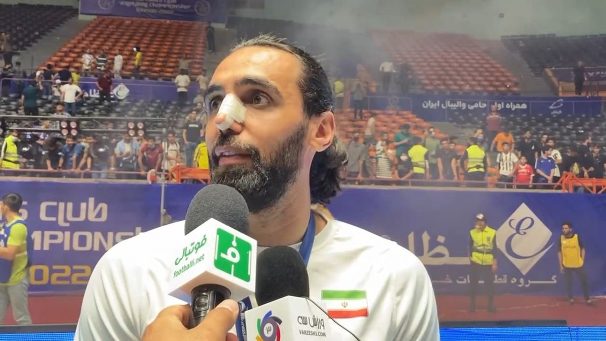 اختصاصی/ صحبتهای پوریا فیاضی در پایان مسابقات والیبال قهرمانی باشگاههای آسیا