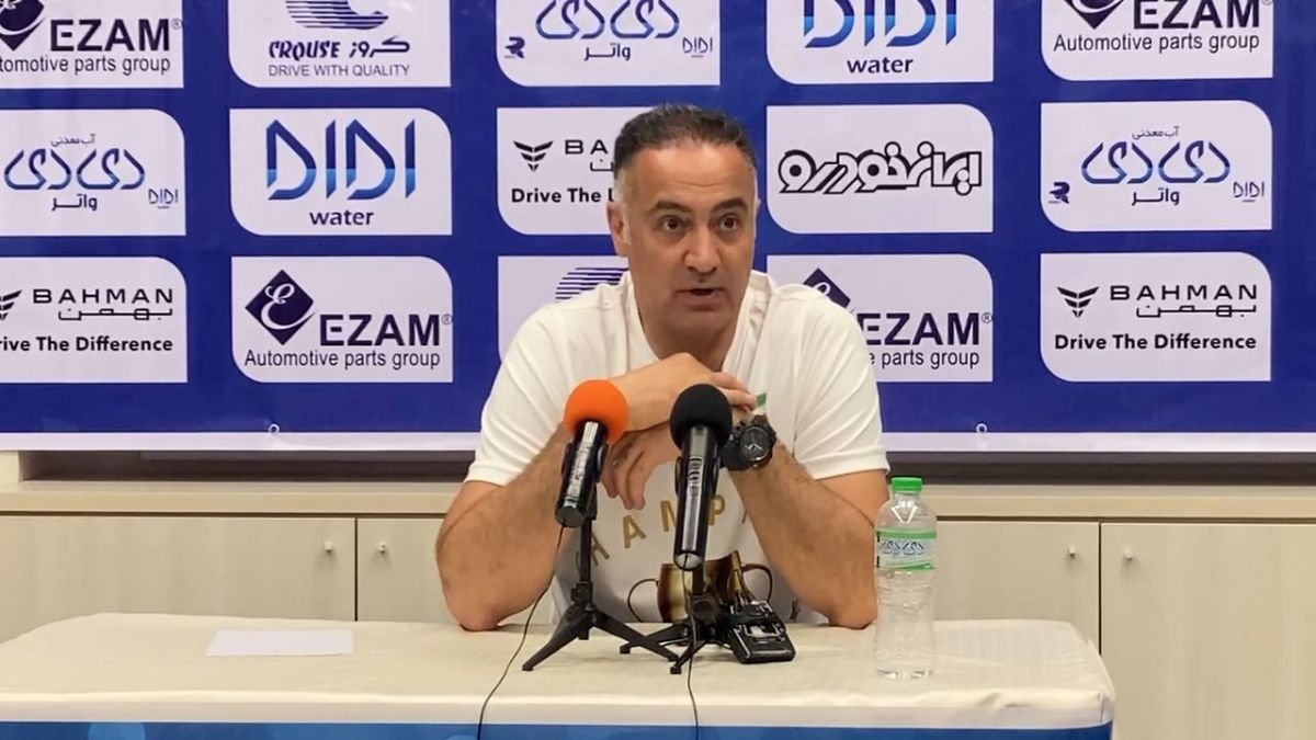 اختصاصی/ صحبت های پیمان اکبری سرمربی تیم پیکان در نشست خبری مسابقات والیبال قهرمانی باشگاههای آسیا