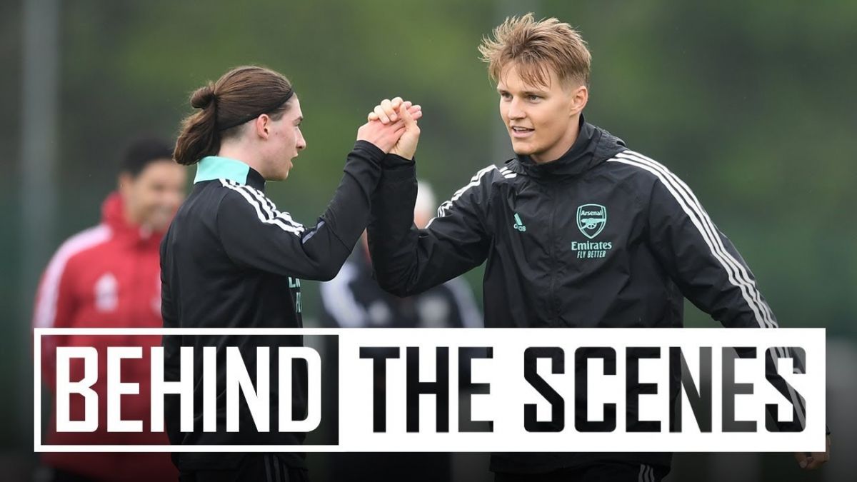 تمرین آرسنال برای دیدار مقابل اورتون