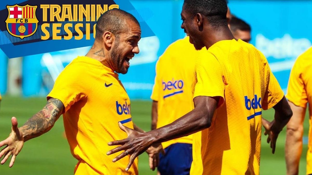 تمرین عصر شنبه بارسلونا برای آخرین بازی فصل مقابل ویارئال