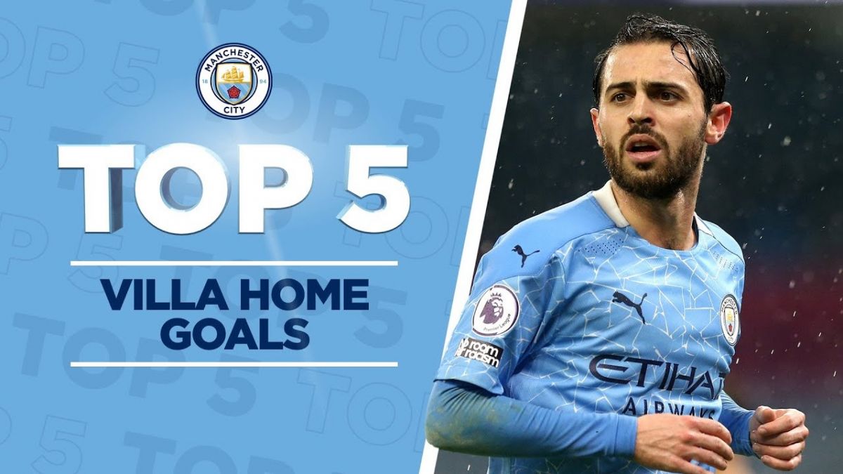 5 گل برتر منچسترسیتی مقابل استون ویلا