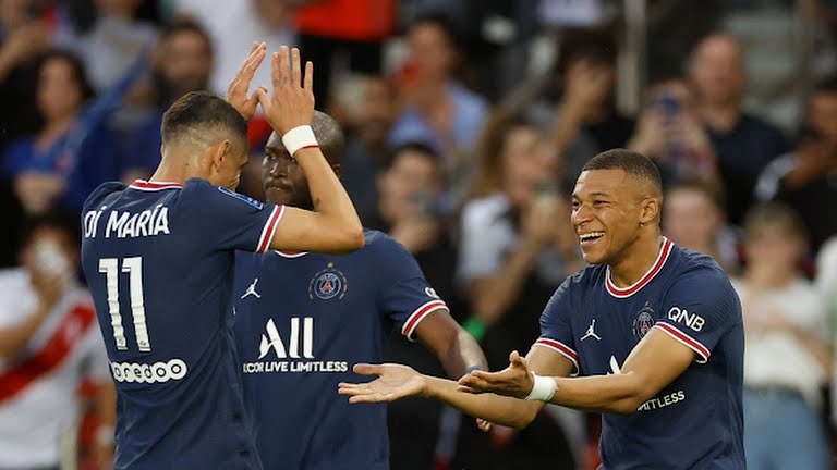 گل اول پاری سن ژرمن به متز (امباپه)