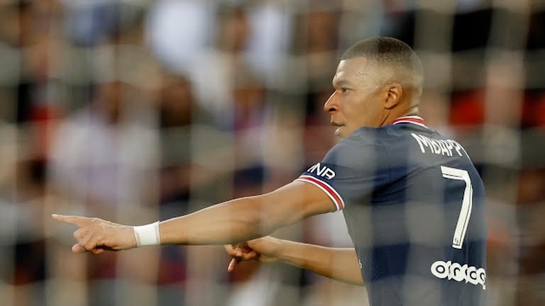 گل دوم پاری سن ژرمن به متز (دبل امباپه)