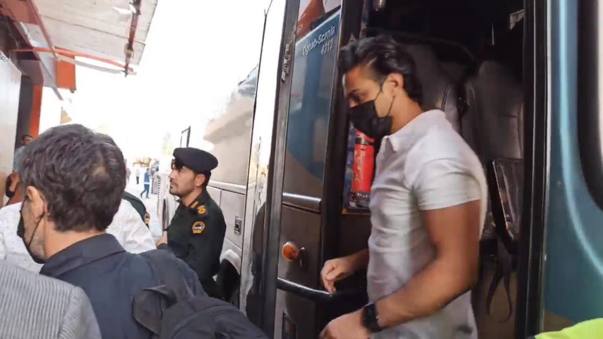 اختصاصی/ ورود بازیکنان مس رفسنجان و استقلال به ورزشگاه سرچشمه