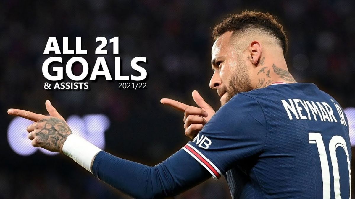 21 گل و پاس گل نیمار برای پاری سن ژرمن در فصل 2021/22