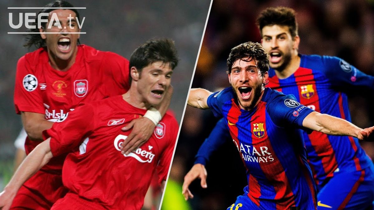کامبک های افسانه ای بارسلونا و لیورپول